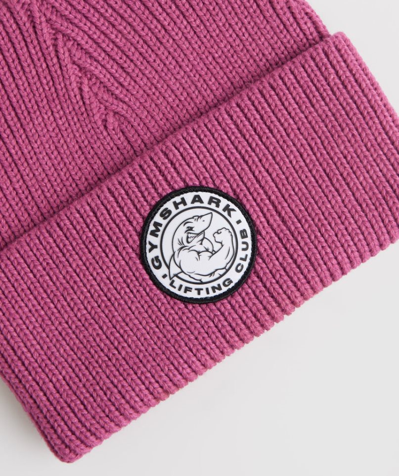 Gymshark Legacy Deep Cuff Beanie Pink | CA 1357D6